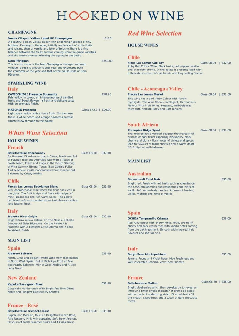 Hooked Restaurant Sligo / Artisan Locally sourced food in Sligo